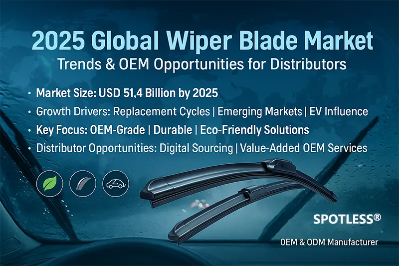Global Wiper Blade Market Outlook 2025: Trender og OEM -muligheter for distributører